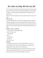 Tài liệu Ăn cháo cá chép để môi con đỏ pdf