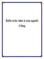 Tài liệu Kiến trúc nhà ở của người Cống docx