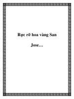 Tài liệu Rực rỡ hoa vàng San Jose… ppt