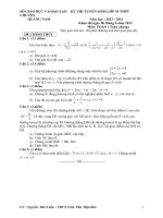 Tài liệu ĐỀ THI TUYỂN SINH LỚP 10 THPT CHUYÊN NĂM HỌC 2013- 2014 Môn thi: TOÁN (Đề Chung) - SỞ GIÁO DỤC VÀ ĐÀO TẠO QUẢNG NAM potx