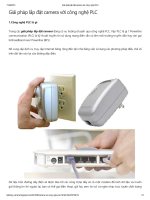 Tài liệu Giải pháp lắp đặt camera với công nghệ PLC pdf