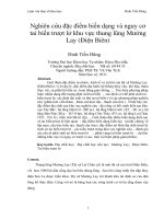 Nghiên cứu đặc điểm biến dạng và nguy cơ tai biến trượt lở khu vực thung lũng mường lay (điện biên)