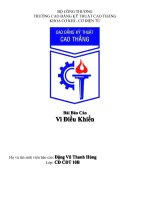Tài liệu Bài báo cáo vi điều khiển - Trường cao đẳng kỹ thuật Cao Thắng ppt