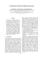 Tài liệu Báo cáo khoa học: 