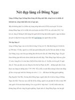 Tài liệu Nét đẹp làng cổ Đông Ngạc ppt