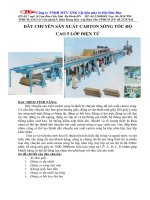 DÂY CHUYỀN SẢN XUẤT CARTON SÓNG TỐC ĐỘCAO 5 LỚP ĐIỆN TỬ Liên hệ giá tốt 0976 249 627