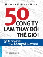 50 công ty làm thay đổi thế giới
