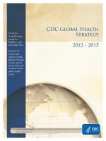 Tài liệu CDC Global Health Strategy 2012 - 2015 doc