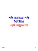 Tài liệu Phân tích thành phần thực phẩm pdf