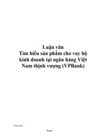 Tìm hiểu sản phẩm cho vay hộ kinh doanh tại ngân hàng Việt Nam thịnh vượng (VPBank)