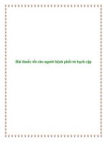 Tài liệu Bài thuốc tốt cho người bệnh phổi từ bạch cập pptx