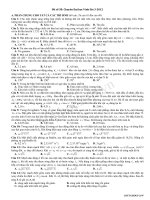 Tài liệu Đề Thi Thử Đại Học Khối A Vật Lý 2013 - Đề 38 ppt