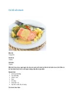 Tài liệu Cá hồi sốt chanh pot