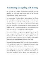 Tài liệu Của thưởng không bằng cách thưởng docx