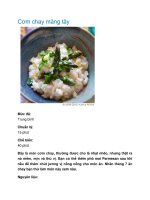 Tài liệu Cơm chay măng tây pdf