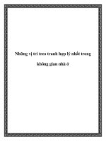 Tài liệu Những vị trí treo tranh hợp lý nhất trong không gian nhà ở pot