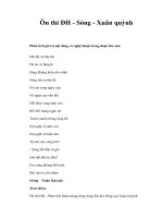 Tài liệu Ôn thi ĐH - Sóng - Xuân quỳnh ppt