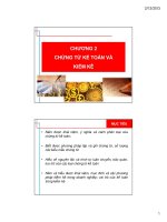 Tài liệu CHỨNG TỪ KẾ TOÁN VÀ KIỂM KÊ pptx