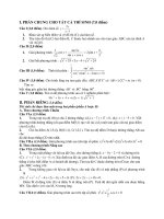Tài liệu Đề Thi Thử Đại Học Khối A, A1, B, D Toán 2013 - Phần 22 - Đề 16 pdf