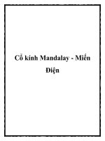 Tài liệu Cổ kính Mandalay - Miến Điện pptx