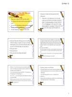 Tài liệu Chương X: Phân tích hiệu quả kinh doanh pptx