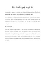 Tài liệu Bài thuốc quý từ gà ác pdf