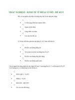 Tài liệu TRẮC NGHIỆM - KINH TẾ VĨ MÔ & VI MÔ - ĐỀ SỐ 9 potx