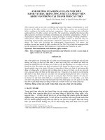 Tài liệu ẢNH HƯỞNG CỦA ĐỘNG CƠ LÀM VIỆC ĐẾN HÀNH VI THỰC HIỆN CÔNG VIỆC CỦA NHÂN VIÊN KHỐI VĂN PHÒNG TẠI THÀNH PHỐ CẦN THƠ pptx