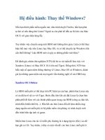 Tài liệu Hệ điều hành: Thay thế Windows? pdf