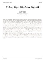 Tài liệu Trâu, Cọp Và Con Người docx