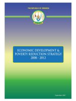 Tài liệu ECONOMIC DEVELOPMENT & POVERTY REDUCTION STRATEGY 2008 - 2012 pdf