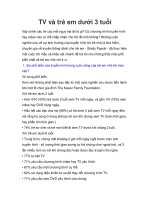Tài liệu TV và trẻ em dưới 3 tuổi pptx