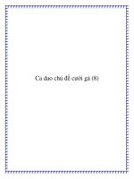 Tài liệu Những bài ca dao chủ đề cưới gả doc