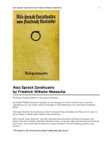 Tài liệu Also Sprach Zarathustra doc