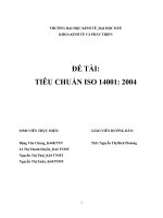 tiêu chuẩn iso 14001 2004