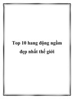 Tài liệu Top 10 hang động ngầm đẹp nhất thế giới pot