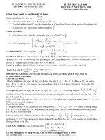 Tài liệu ĐÁP ÁN VÀ ĐỀ THI THỬ ĐẠI HỌC - TRƯỜNG THPT NGUYỄN HUỆ - ĐẮK LẮK - ĐỀ SỐ 127 pptx