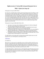 Tài liệu Nghiên cứu sâu về Ấn bản DB2 Advanced Enterprise Server Phần 3: Quản lý tải công việc pot