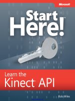 Tài liệu Start Here! Learn the Kinect API pdf