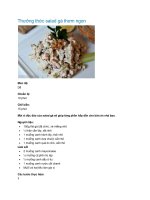 Tài liệu Thưởng thức salad gà thơm ngon pdf