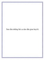 Tài liệu Sưu tầm những bài ca dao dân gian truyền miệng ppt