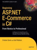 Tài liệu ASP.NET E-Commerce in C# docx