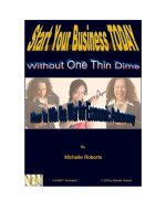 Tài liệu Start Your Business Today doc