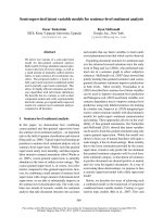 Tài liệu Báo cáo khoa học: 