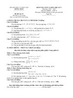 Tài liệu KIỂM TRA CHẤT LƯỢNG HỌC KỲ I Năm học: 2012 – 2013 Môn thi: TOÁN – LỚP 10 pptx