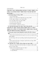 hoạt động đầu tư phát triển tại công ty cổ phần phát triển phát thanh truyền hình (bdc). thực trạng và giải pháp