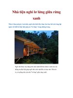 Tài liệu Nhà tiện nghi lơ lửng giữa rừng xanh docx
