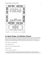 Tài liệu Confessions of an Opera Singer docx