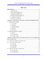 tính toán thiết kế nhà máy xử lý nước cấp cho huyện tánh linh – tỉnh bình thuận với công suất 18000 m3ngày.đêm