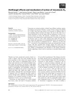 Tài liệu Báo cáo khoa học: Antifungal effects and mechanism of action of viscotoxin A3 docx